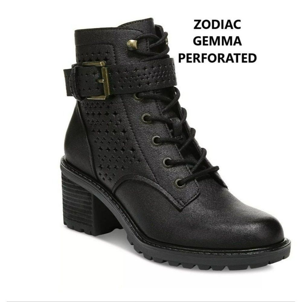 Zodiac Gemma Perforated Bootie ZODIAC, SZ 10 NIB